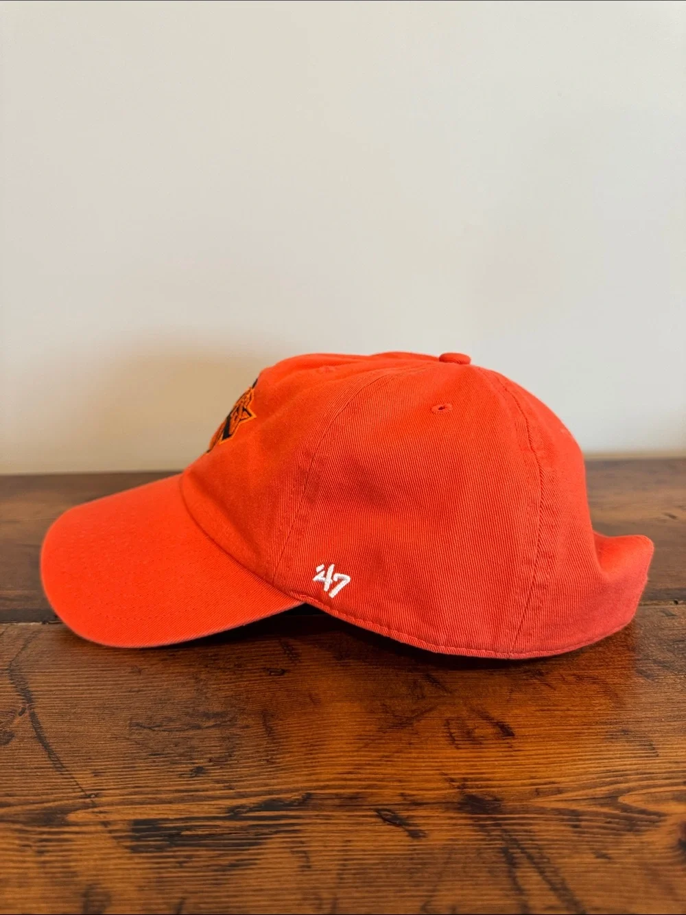 Rare 47 Brand A24 New York Knicks Marty Supreme Streetwear Clean Up Orange Hat